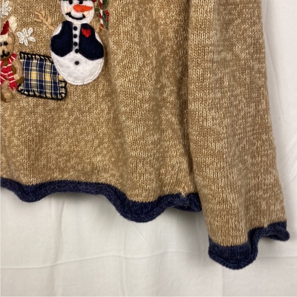 “Merry Christmas” Tiara International Christmas Collection Sweater - Picture 4 of 7